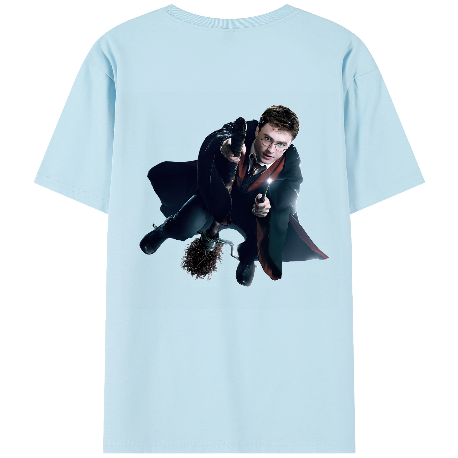 （画像用） Harry Potter ハリー・ポッターシリーズ 綿100％半袖Tシャツ（背面プリント）